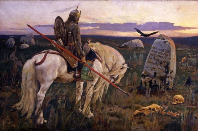 В. М. Васнецов — Витязь на распутье (1882)
