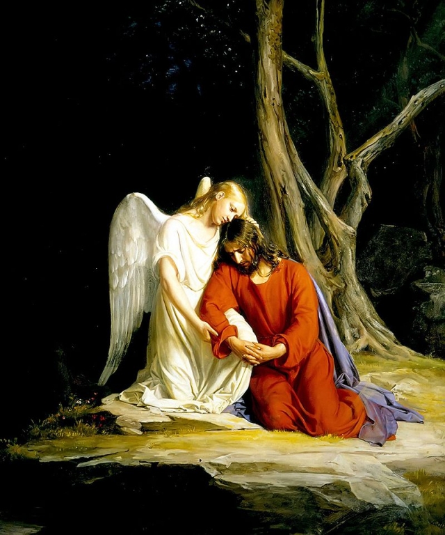 Карл Блох. Христос в Гефсиманском саду. 1873