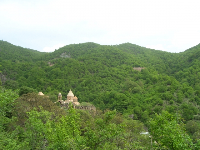 Армянский монастырь Дадиванк в Нагорном Карабахе 