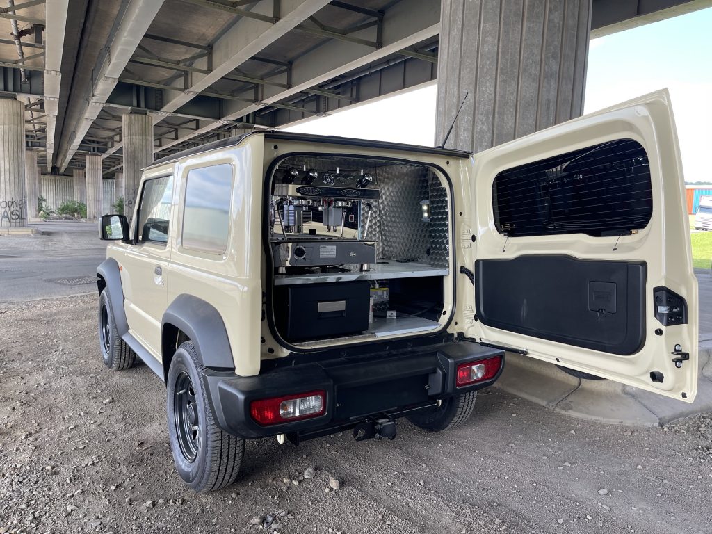 В Британии создали мобильную кофейню на базе Suzuki Jimny