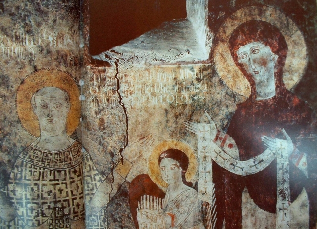 Фреска в монастыре Дадиванк