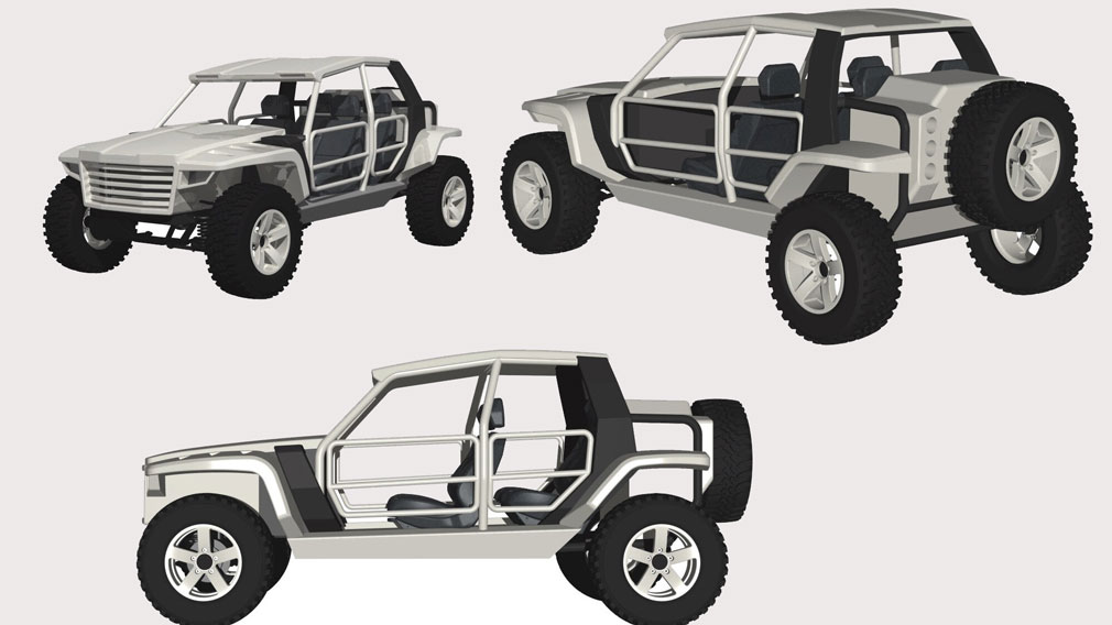 Багги 4×4 (самодел) + прицеп (Aoshima) - Work In Progress - ScaleCustoms