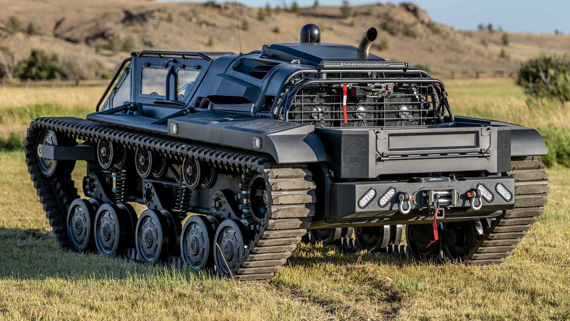 Появились фотографии уникального вездехода Ripsaw EV3-F4