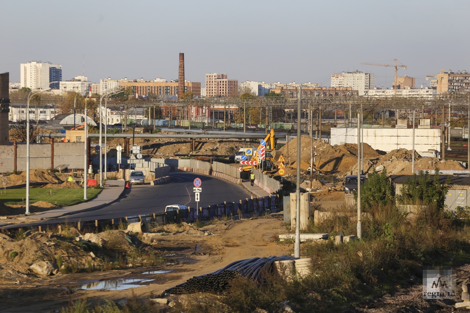 Строительство моста в курьяново