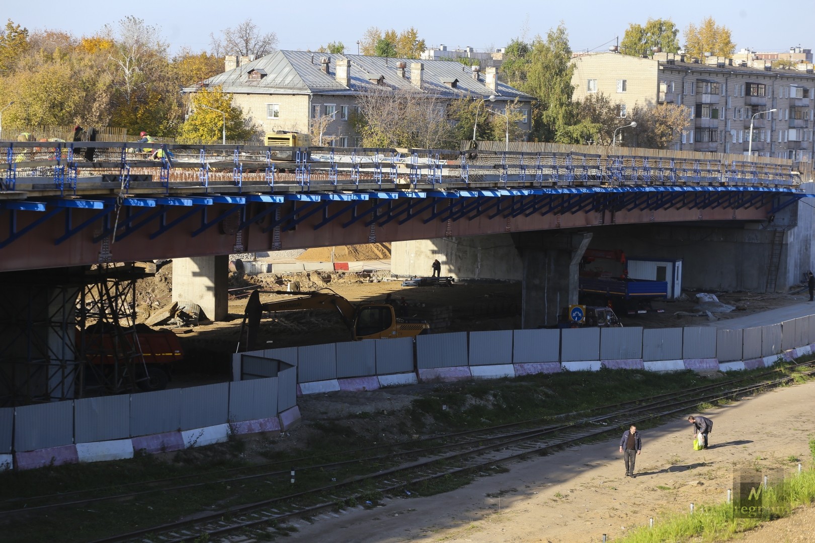 Строительство моста в курьяново