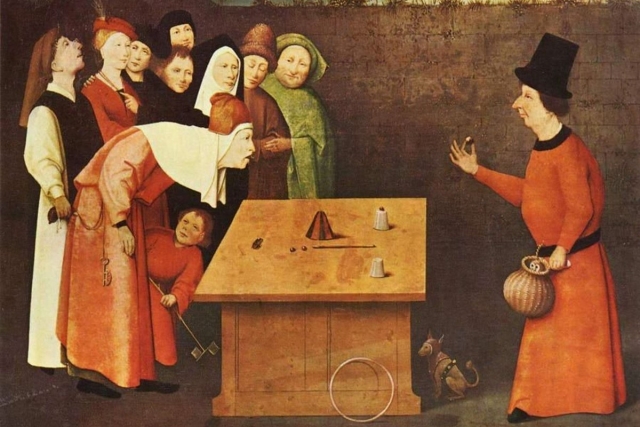 Иероним Босх. Фокусник. 1475 — 1480