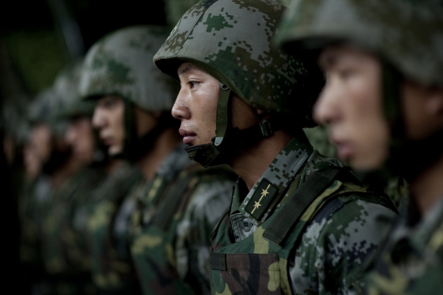 Китайские военные 