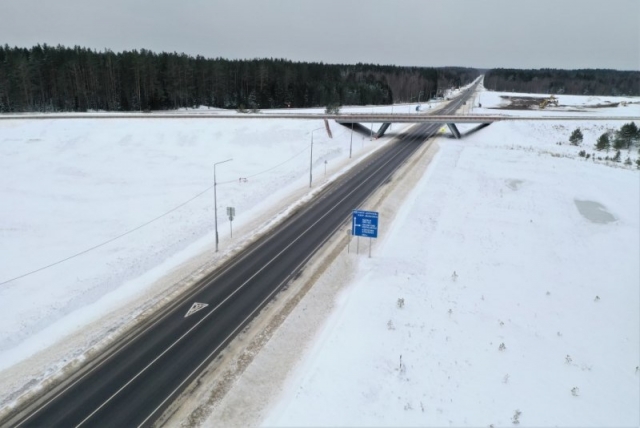 Трасса М-9 «Балтия» в Псковской области