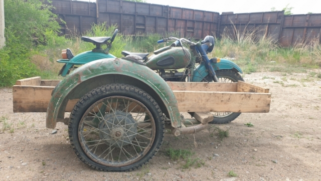 Мотоцикл К-750М, на котором подростки сбили людей в Бурятии