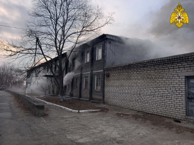 Пожар в Хасанском районе