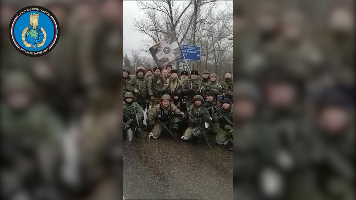 Казаки держат оборону в станице Луганской, спасённой от нацистского режима