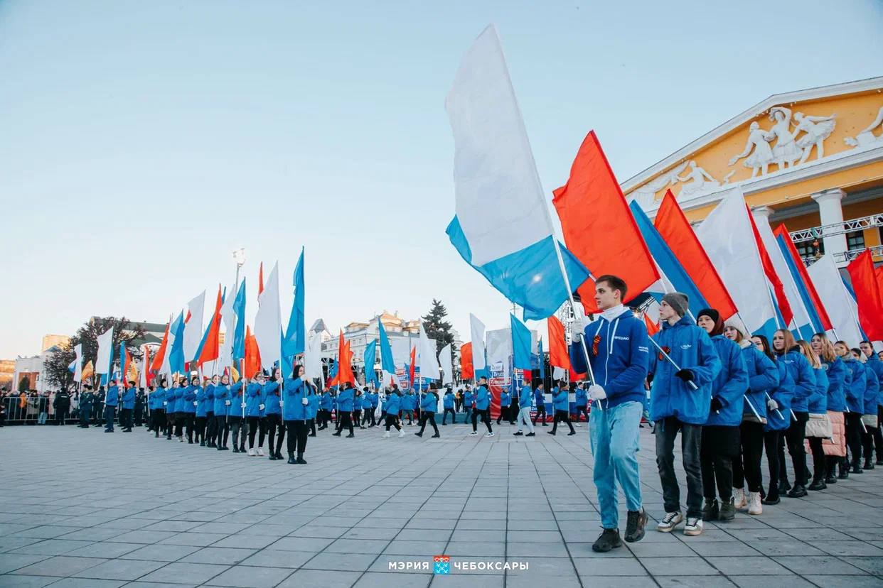 На митинге в Чебоксарах поддержали жителей Донбасса и российскую армию