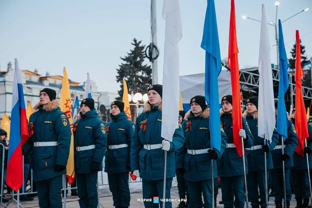 На митинге в Чебоксарах поддержали жителей Донбасса и российскую армию