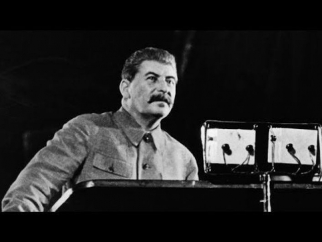 Выступление Иосифа Сталина