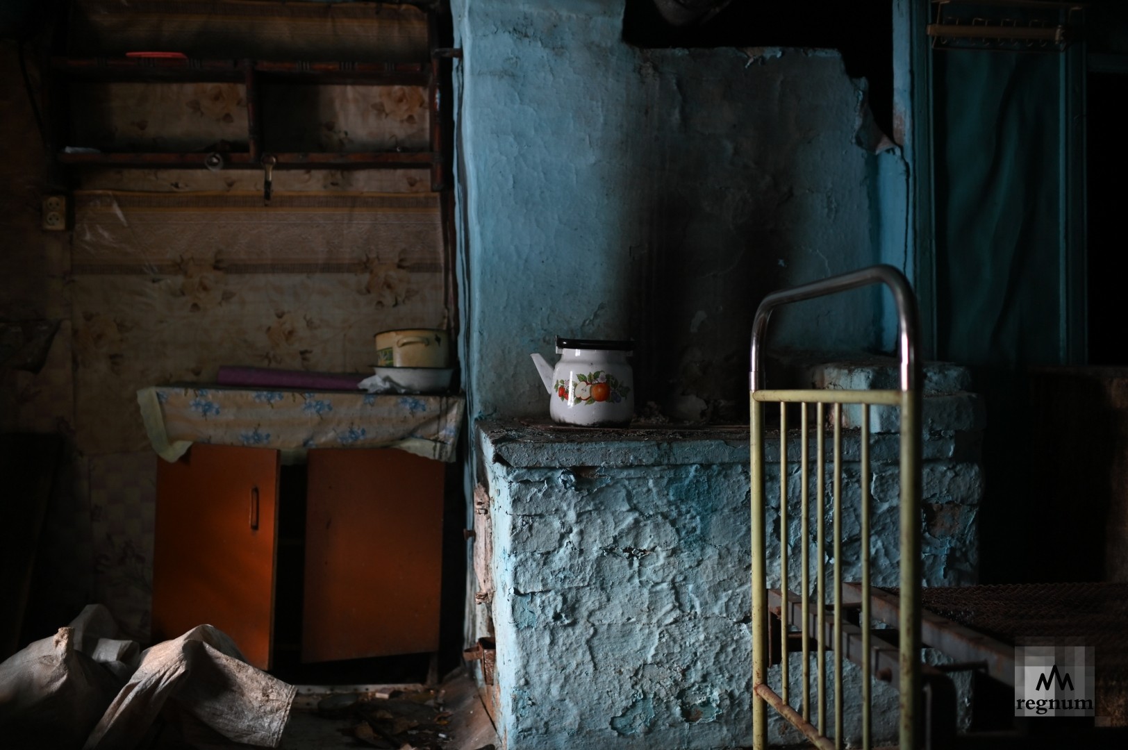 В одном из заброшенных домов в деревне Пихтовое