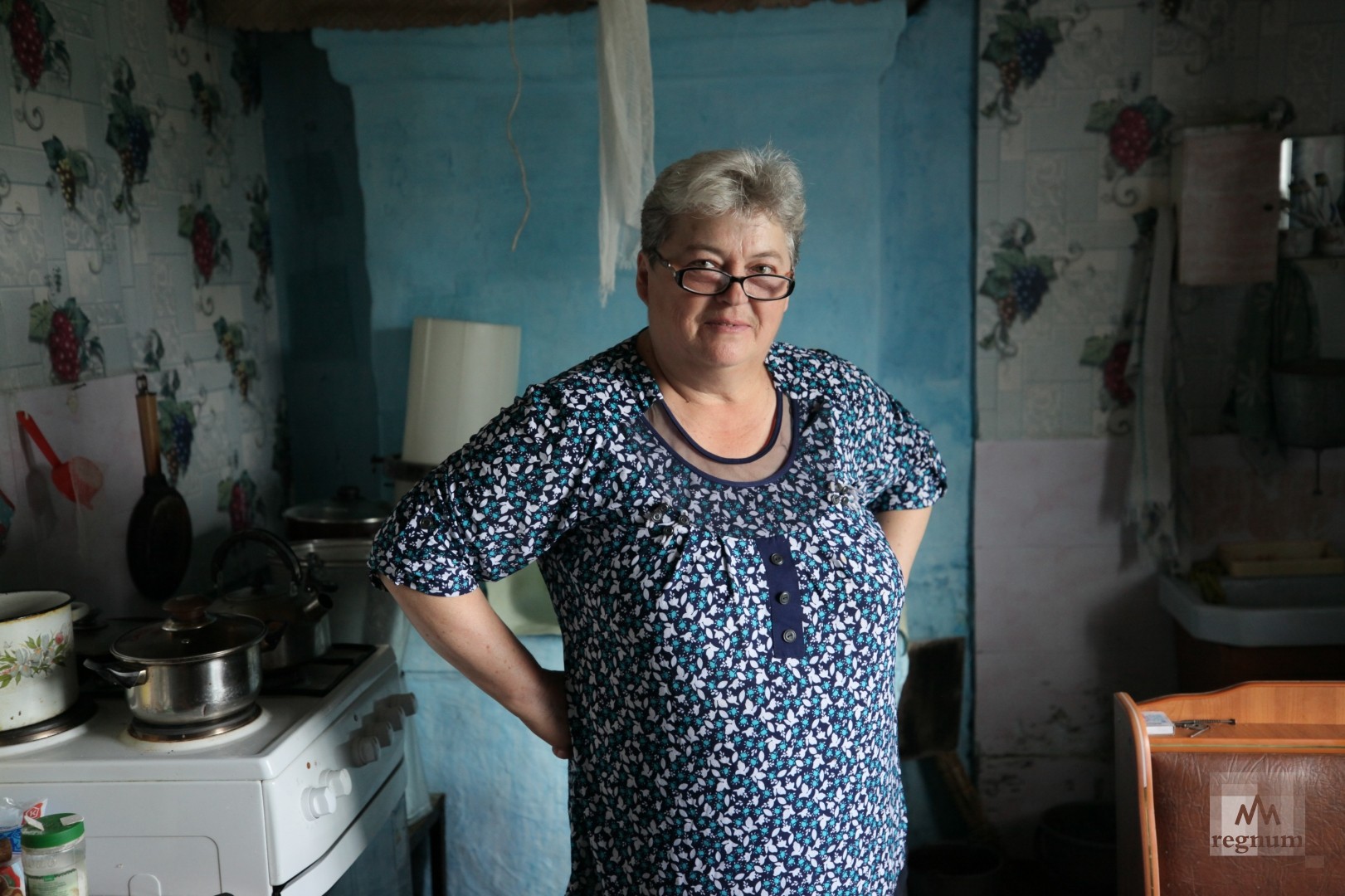 Галина Александровна Ермолова у себя дома в деревне Пихтовое