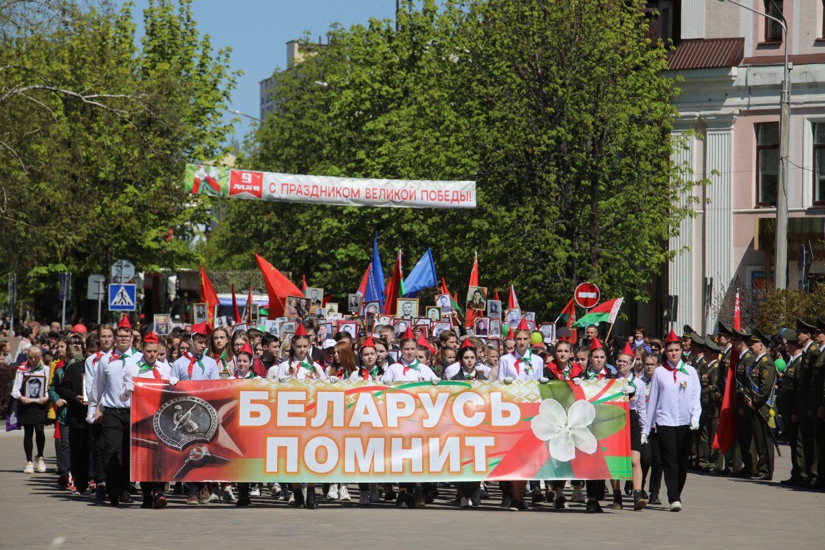 Бессмертный полк в звенигороде