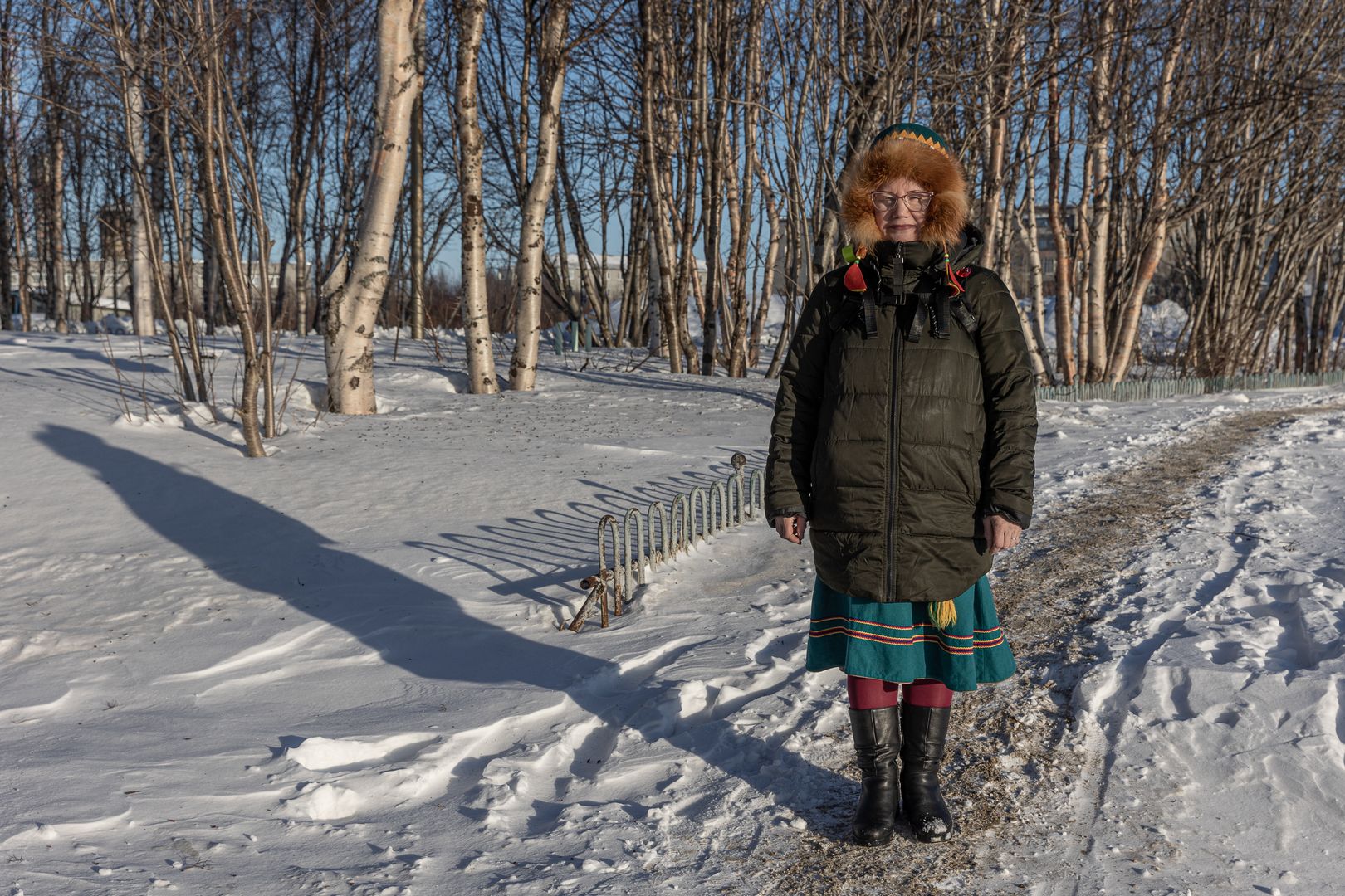 Валентина Совкина, представитель народа саамов, активно выступающая за сохранение культуры и образа жизни своего народа.