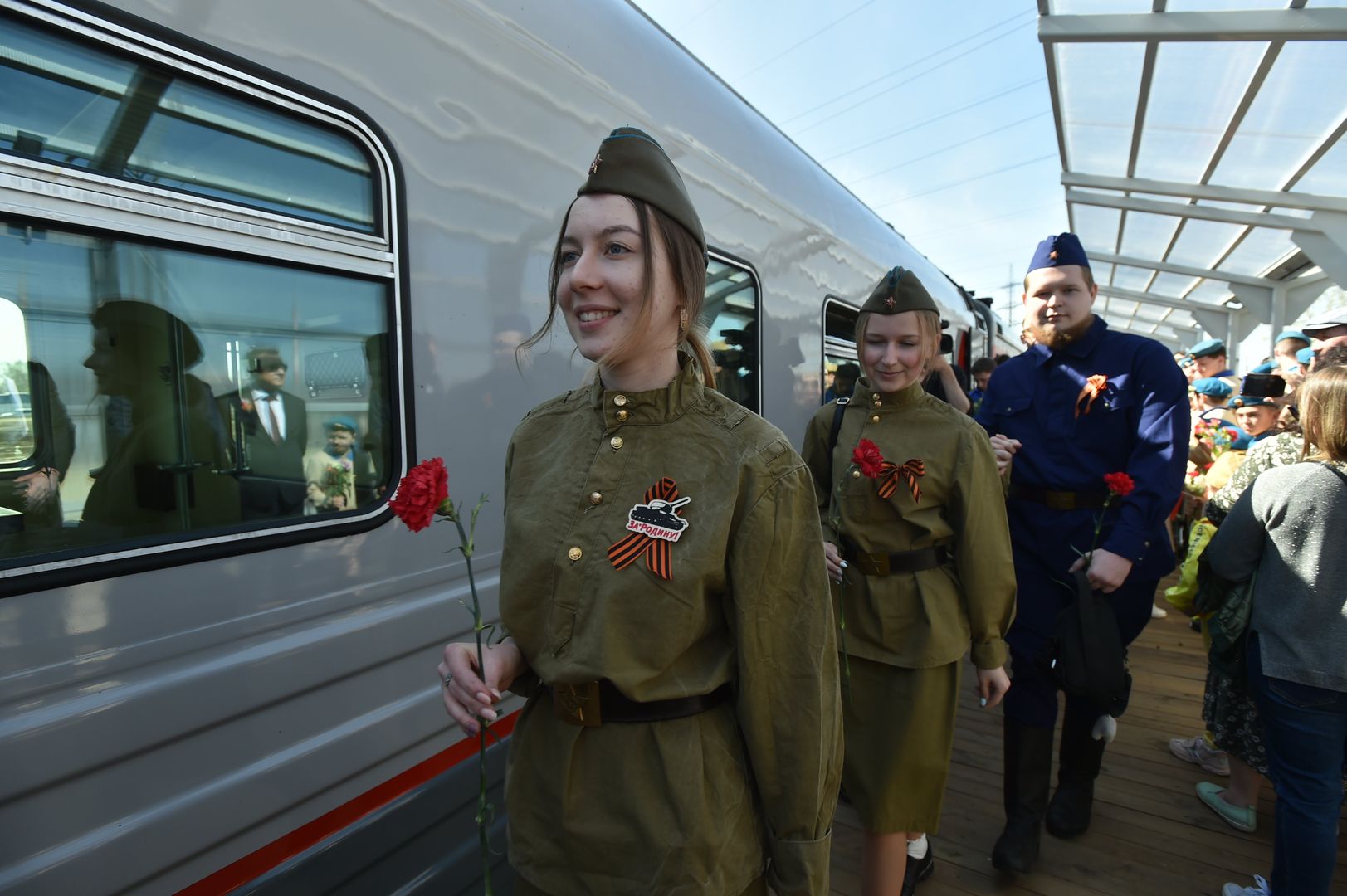 Поезд Победы», «Судьба», военная техника — 9 мая в Верхней Пышме