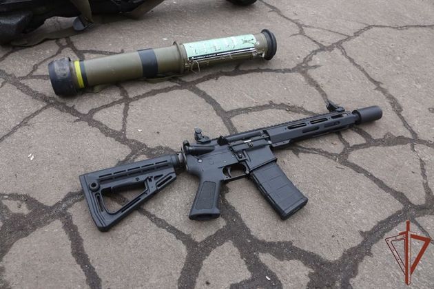 Иностранное вооружение, изъятое у украинских националистов в Харьковской области
