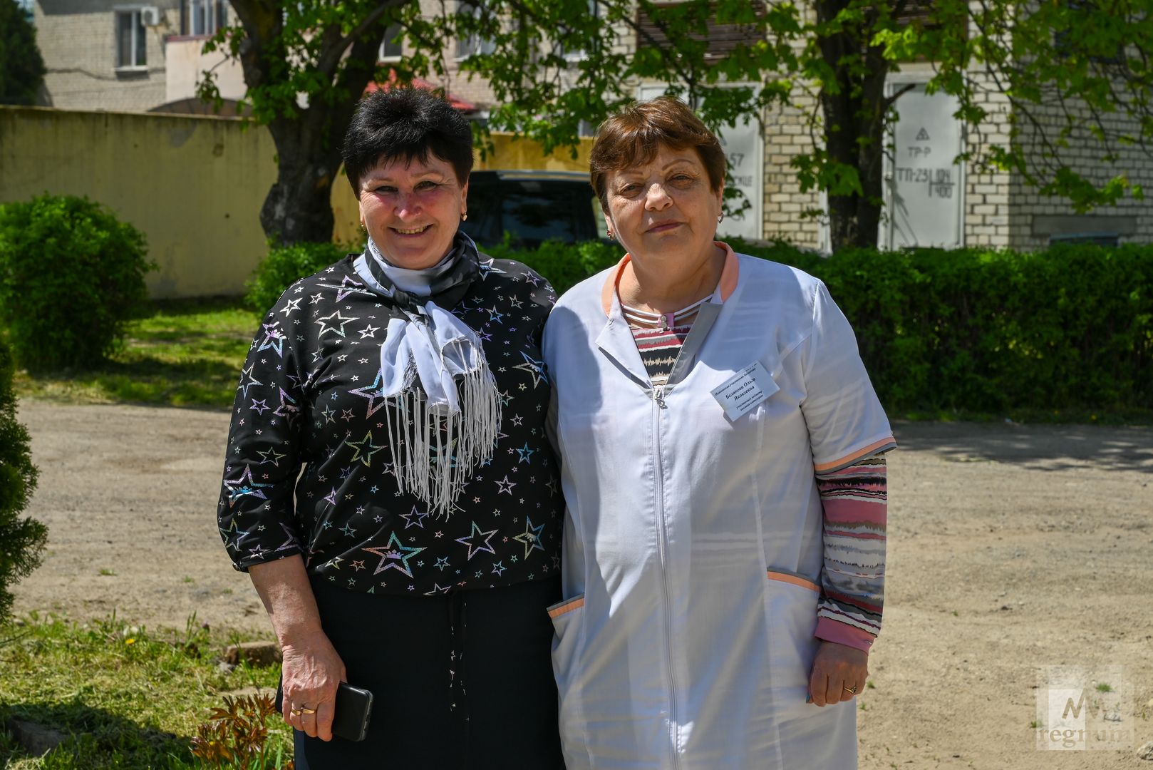 Медицинские работники участковой больницы в селе Ивановское