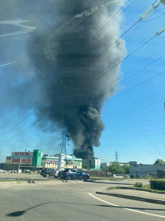 Пожар на каширском шоссе сегодня