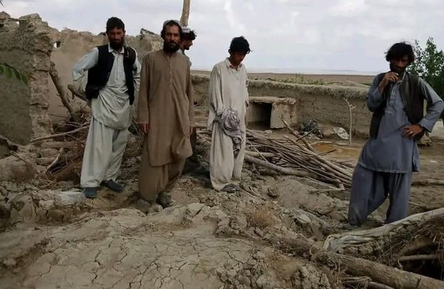 Последствия наводнения в Афганистане