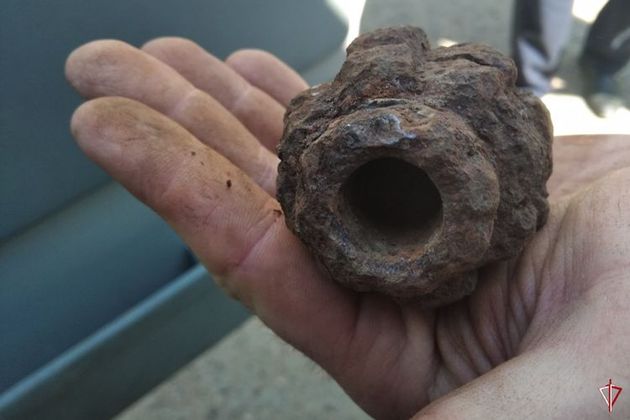 Корпус от гранаты, найденный в Воткинске