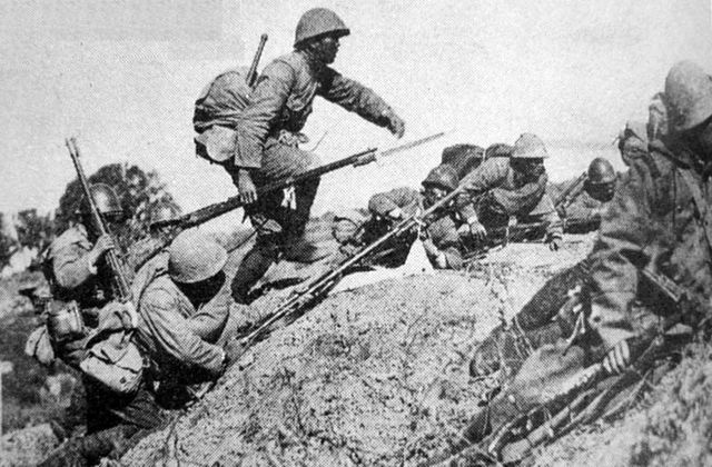 Высадка японских солдат на Сахалине