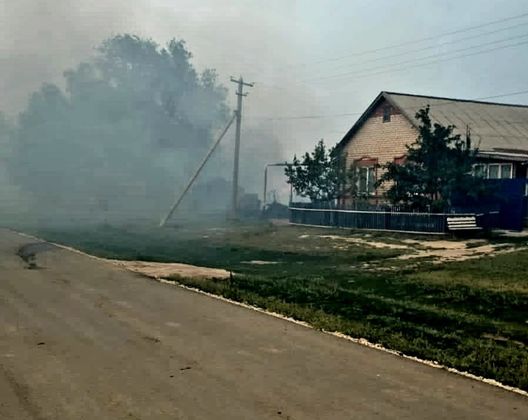 Пожар в Саратовской области