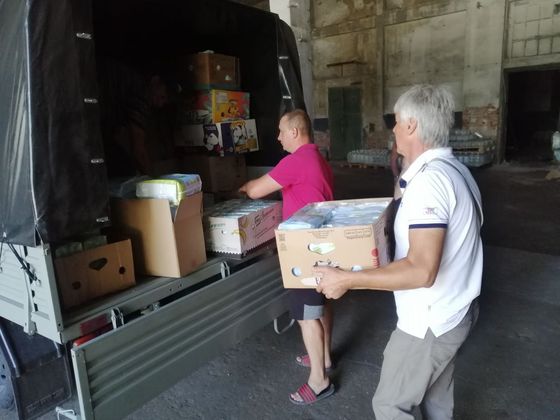 Гуманитарная помощь из Пензенской области жителям Запорожья