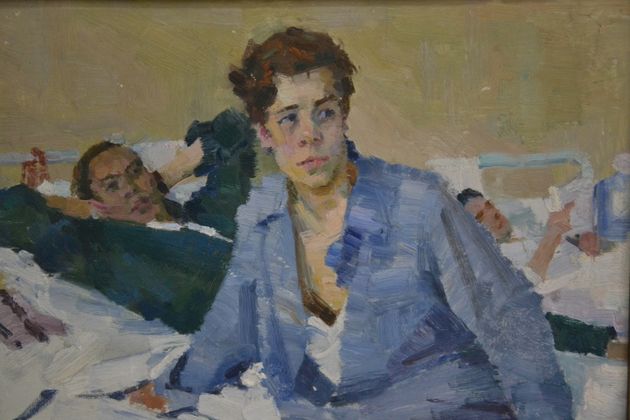 Страхов Андрей Александрович. В госпитале. 1941