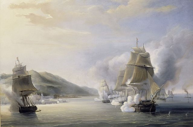 Леон Морель-Фатио. Бомбардировка французским флотом Алжира 3 июля 1830 года