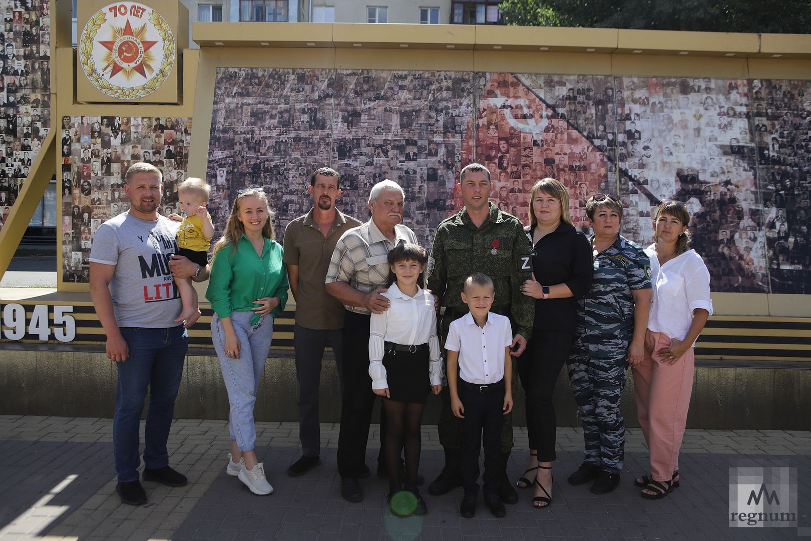 Дмитрий Горбачёв с семьёй