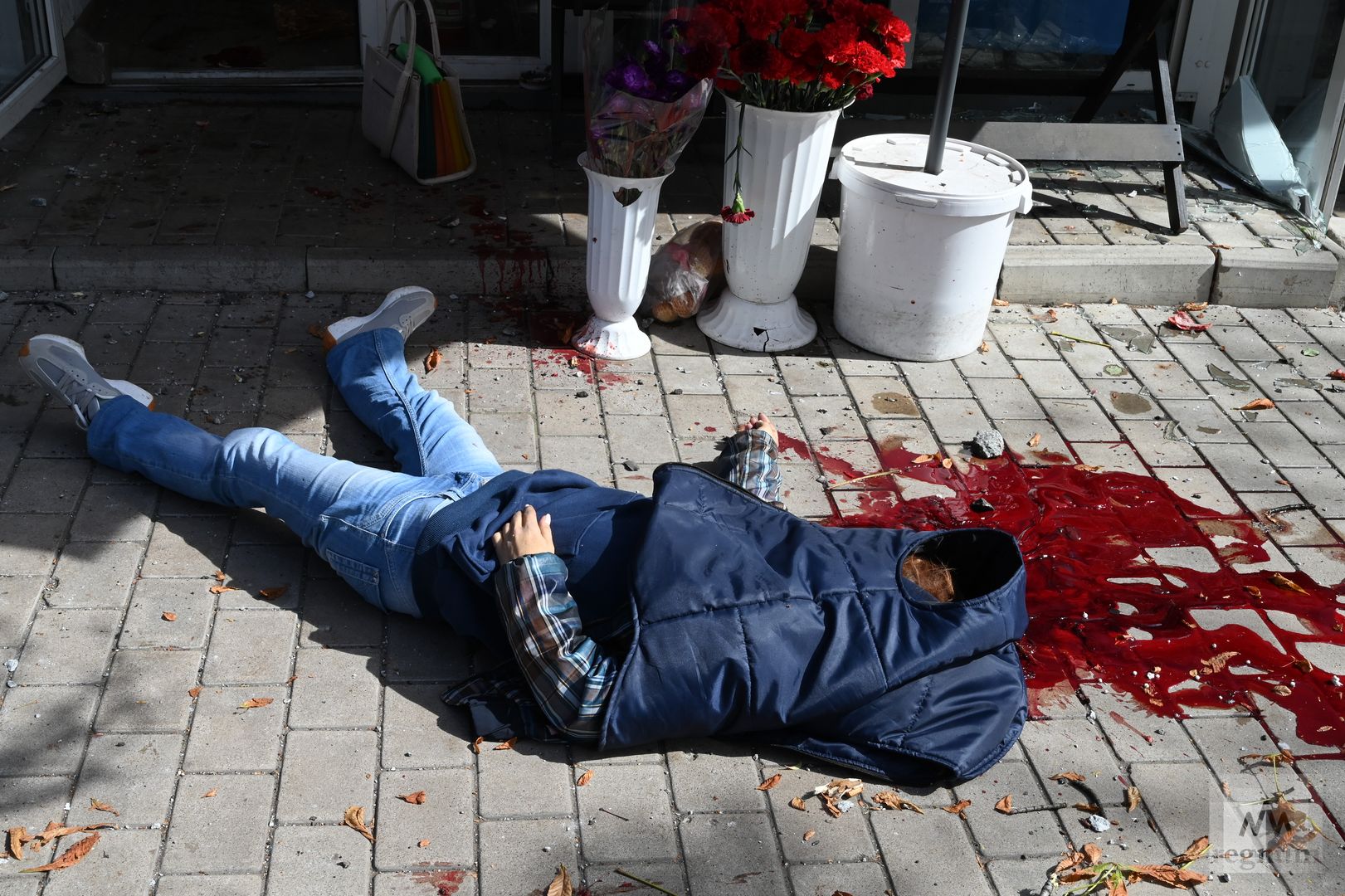 Мирный житель, погибший от обстрела ВСУ по Крытому рынку Донецка. 22.09.22