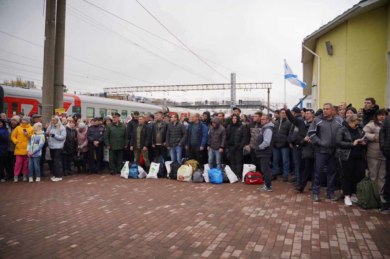 Томская область торжественно проводила мобилизованных