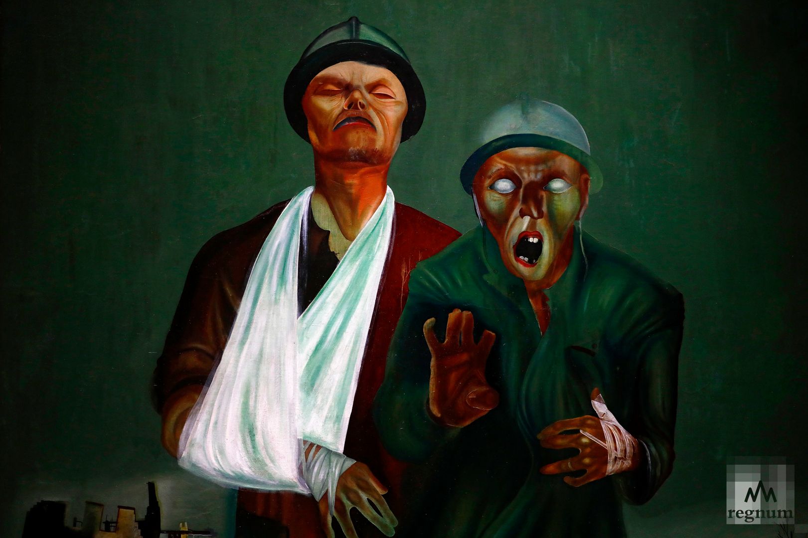 Картина Юрия Пименова «Инвалиды войны»