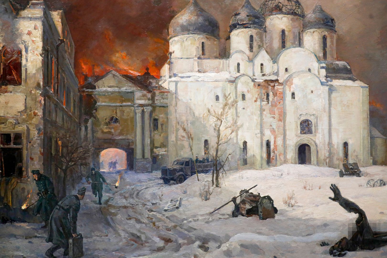Экспонат выставки «Картины военной жизни» в Русском музее