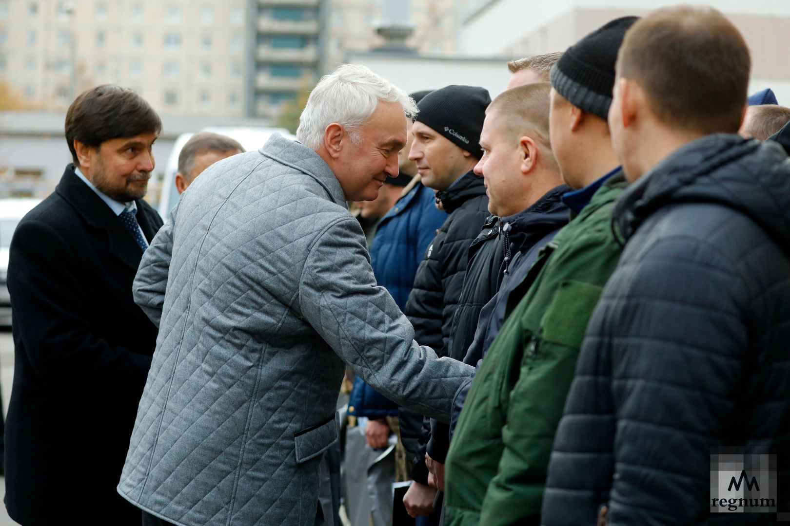 Встреча председателя комитета по обороне Госдумы Андрея Картаполова с мобилизованными