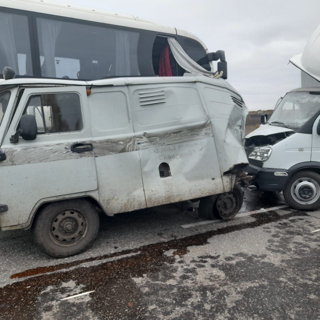 Под Пензой в ДТП попал рейсовый автобус