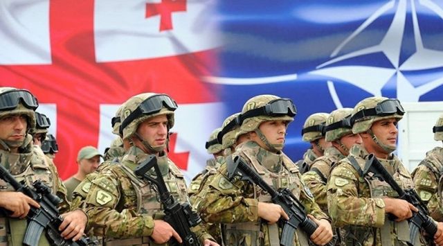 Грузинские солдаты НАТО