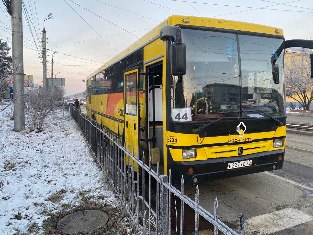 ДТП с автобусом в Ангарске: погиб таксист