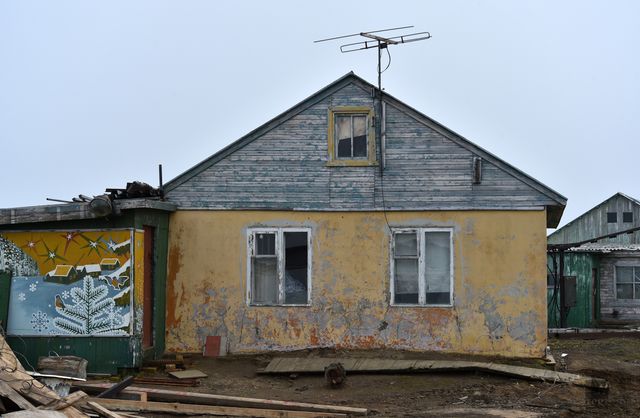 Заброшенный дом на острове Хейса