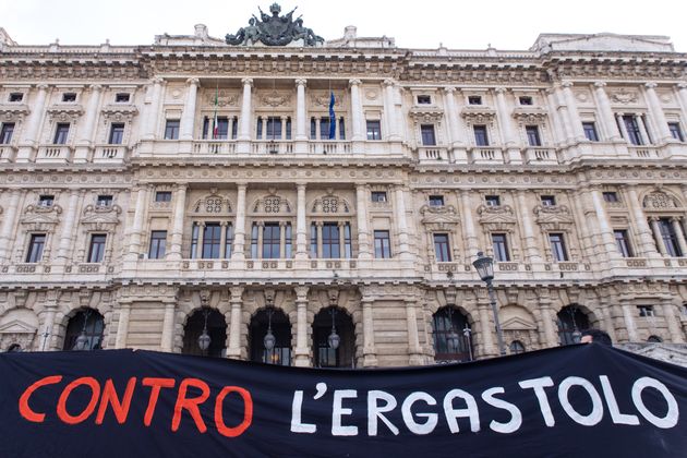 Акция протеста анархистов в Риме