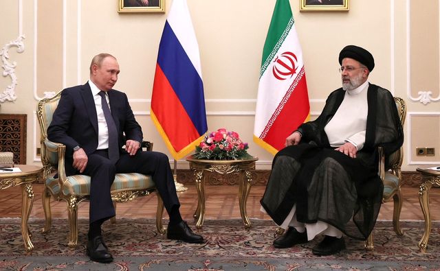 Встреча президентов России и Ирана Владимира Путина и Эбрахима Раиси в Москве