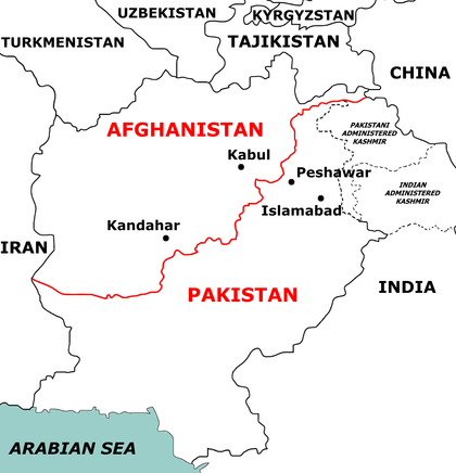 Линия Дюранда между Афганистаном и Пакистаном