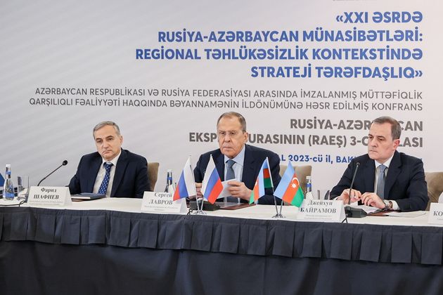 Рабочий визит главы МИД РФ Сергея Лаврова в Азербайджан