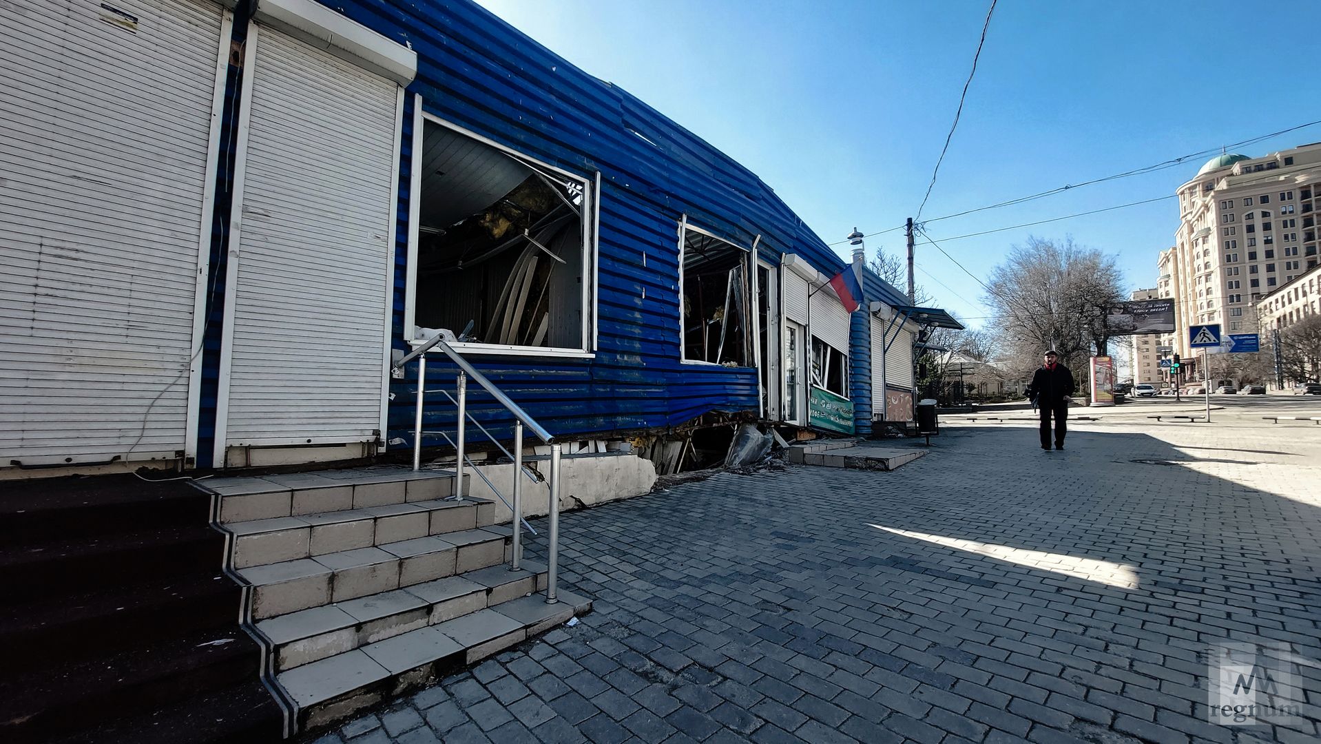 Закрытые павильоны на Крытом рынке, Донецк