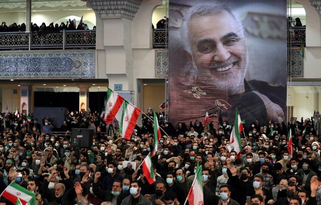 Митинг в Тегеране, посвященный второй годовщине убийства иранского генерала Касема Сулеймани
