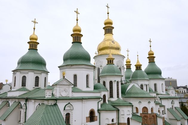 Купола Софийского собора в Киеве